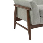 Christopher Knight Home Emma Modern 57.5" Elm Wood Frame Upholstered Loveseat