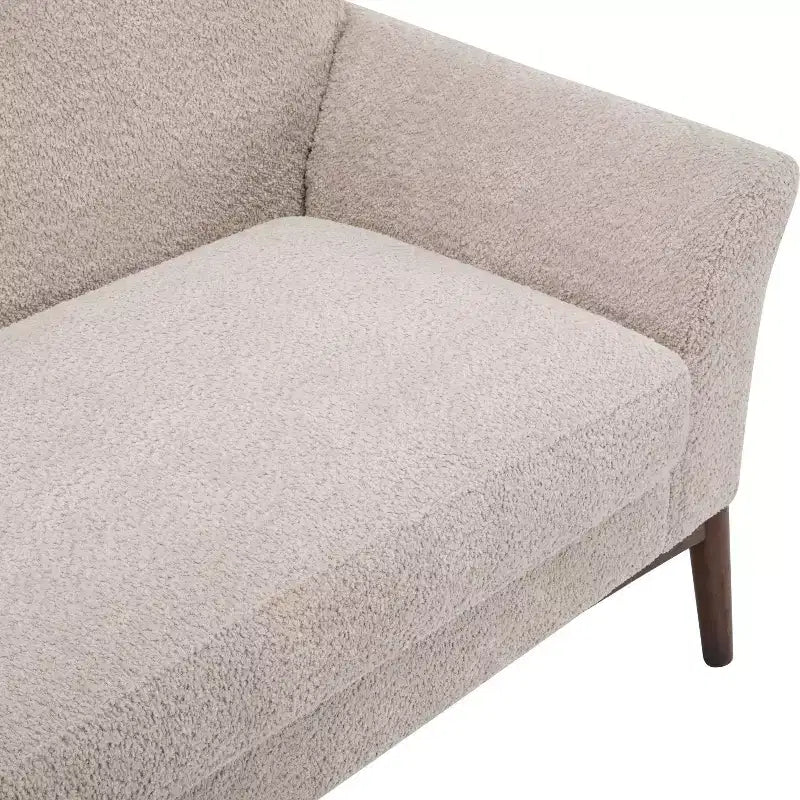 Christopher Knight Home Emma Modern 57.5" Elm Wood Frame Upholstered Loveseat