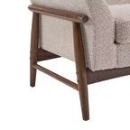Christopher Knight Home Emma Modern 57.5" Elm Wood Frame Upholstered Loveseat