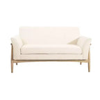 Christopher Knight Home Emma Modern 57.5" Elm Wood Frame Upholstered Loveseat