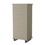 Set camera da letto 4 pezzi stile rustico - 2 comodini, 1 cassettone e 1 comò