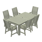 HIGHWOOD PROFESSIONAL 7- Piece Outdoor Dining Set 42x72