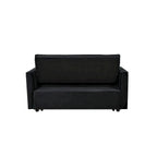 Modern Velvet Futon Loveseat with Reclining Backrest & Pockets, Seats 2 ??Dark Gray / Light Gray / Blue / Black