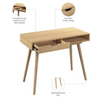 Scrivania per computer Bush Furniture Nora 40W con cassetti e ripiani
