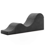 Avana Kami Chaise convertibile / Yoga e Massaggio - Pouf 2 in 1 con sedia a sdraio yoga pieghevole a scomparsa, Microvelvet - N/D