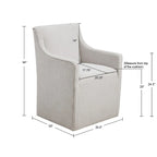 Sedia a rotelle Charlotte Dining Arm