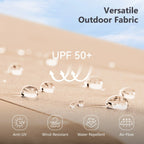 MAISON ARTS 15ft Double-Sided Patio Extra Large Twin Umbrella with Base Included