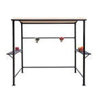 Outdoor 5 ft. x 8 ft. Steel Frame Grill Gazebo Canopy Barbecue Shelter