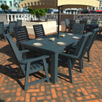 HIGHWOOD PROFESSIONAL 7- Piece Outdoor Dining Set 42x72