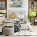 Furniture of America Amanda Letto a piattaforma in stile tradizionale a doghe a una piazza e mezza